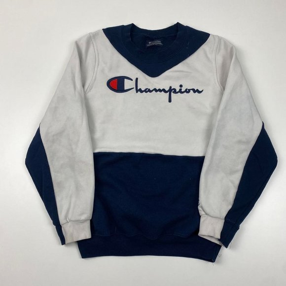 Champion Other - Champion Blue White Full Sleeve Sweatshirt Size Mens M